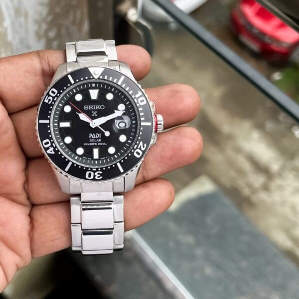 SEIKO X Black Dial Watch