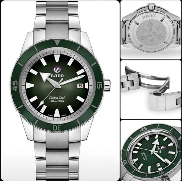 Rado Captian Cook Green