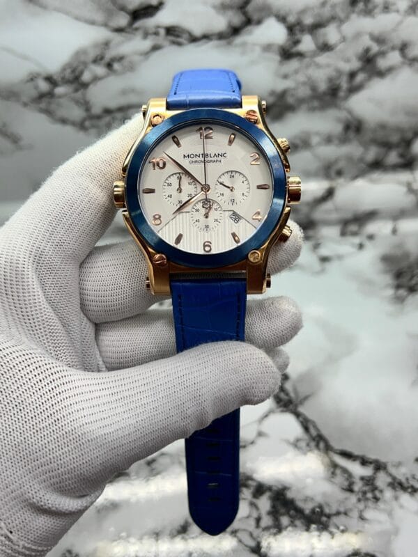 MONTBLANC BLUE BELT MENS WATCH - Image 2