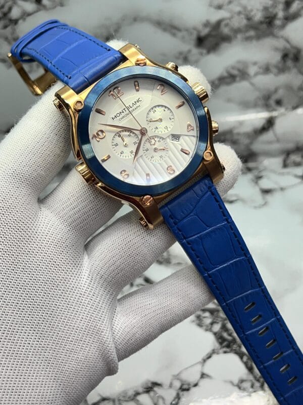 MONTBLANC BLUE BELT MENS WATCH - Image 3