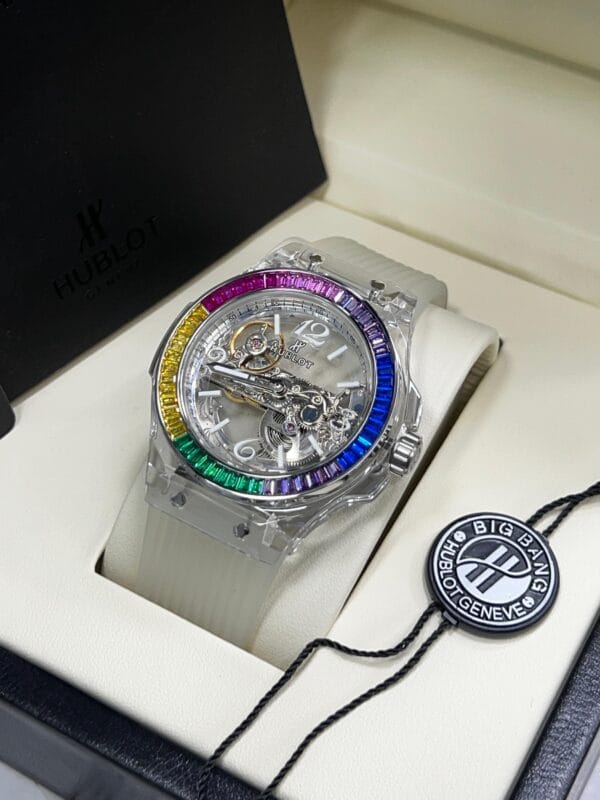 HUBLOT BIG BANG RAINBOW
Swiss Made Skeleton
Premium Quality - Image 2