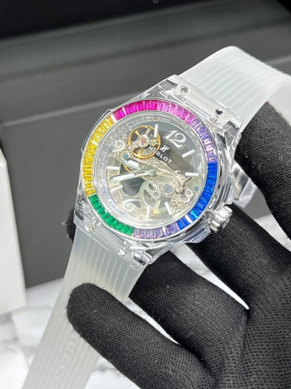 HUBLOT BIG BANG RAINBOW
Swiss Made Skeleton
Premium Quality - Image 6